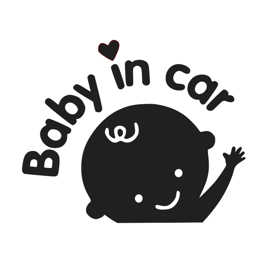Uzlīme "BABY IN CAR IV" Image