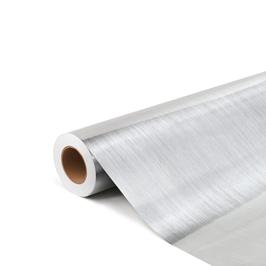 Vinila auto līmplēve "Subraba strīpaina alumīnija efekts" Image