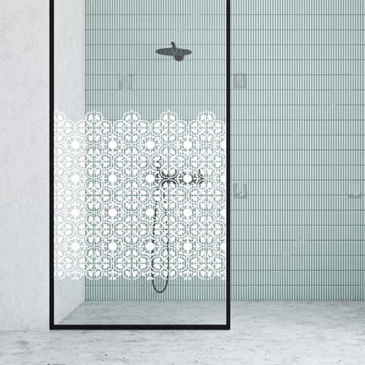 Dekoratīva balta matēta plēve logiem (DECO14) Image