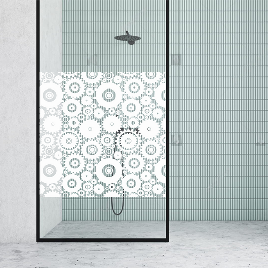 Dekoratīva balta matēta plēve logiem (DECO27) Image