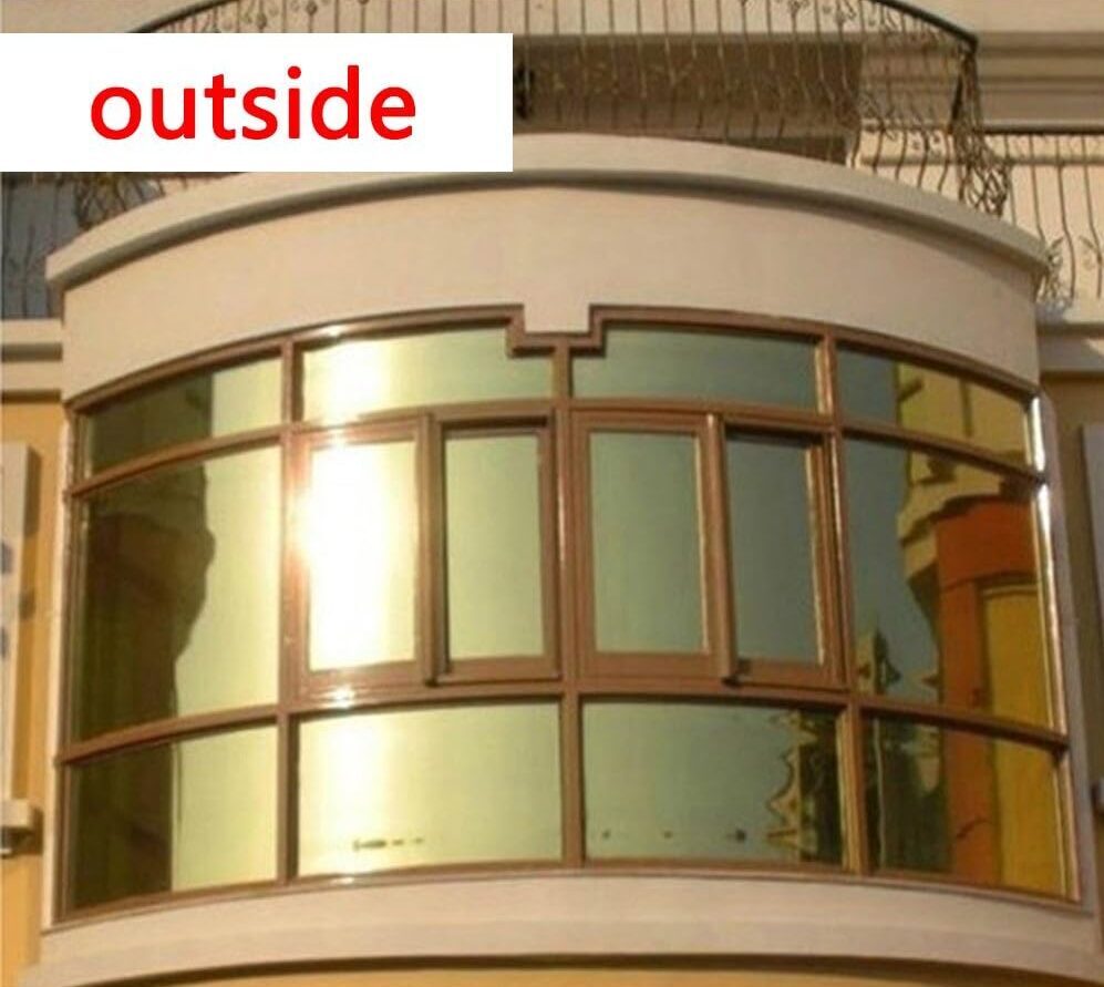 Logu tonēšanas plēve "Spoguļplēve 70%" Zelta Image