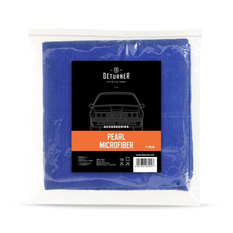 Mikrošķiedras lupatiņa auto kopšanai - DETURNER PEARL MICROFIBER 40x40cm Image