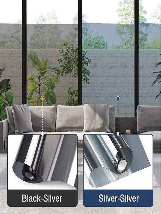 Logu tonēšanas plēve "Spoguļplēve 80%" Melnā Ārējā - Allstars Windows Film - ALLSTARS