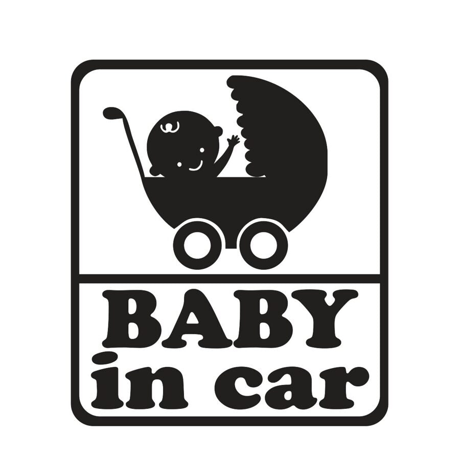 Uzlīme "BABY IN CAR II"  Image