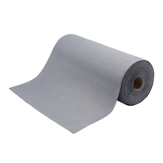 Profesionāla mikrošķiedras drāniņu rullis Pelēks – 50 noplēšamas drānas (30×30 cm, 250 g/m²)