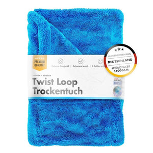 CHEMICALWORKZ SHARK TWISTED TOWEL BLUE 1400GSM 40x60cm - Dvielis žāvēšanai