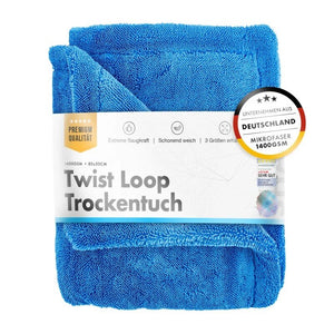 CHEMICALWORKZ SHARK TWISTED TOWEL BLUE 1400GSM 50x80cm - Dvielis žāvēšanai