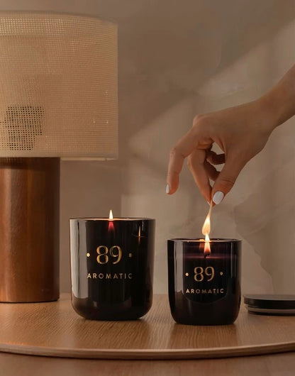 89 aromatic Smaržīga sojas vaska svece