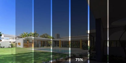 Logu tonēšanas plēve "Spoguļplēve 75%" Bronza/sudrabs Image 2