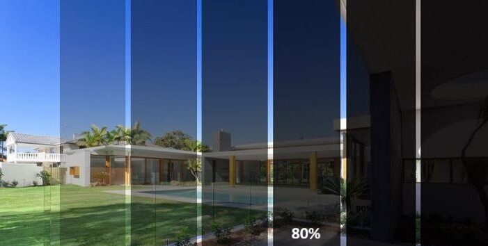 Logu tonēšanas plēve "Spoguļplēve 80%" Bronza Image 3