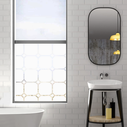 Dekoratīva balta matēta plēve logiem (DECO1) Image 3