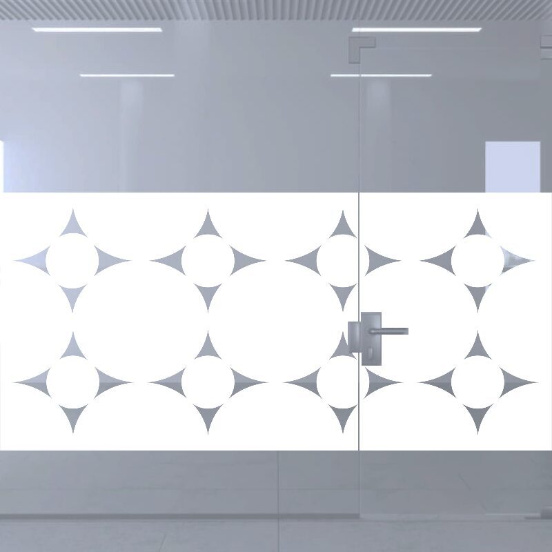 Dekoratīva balta matēta plēve logiem (DECO11) Image