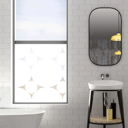 Dekoratīva balta matēta plēve logiem (DECO11) Image 3