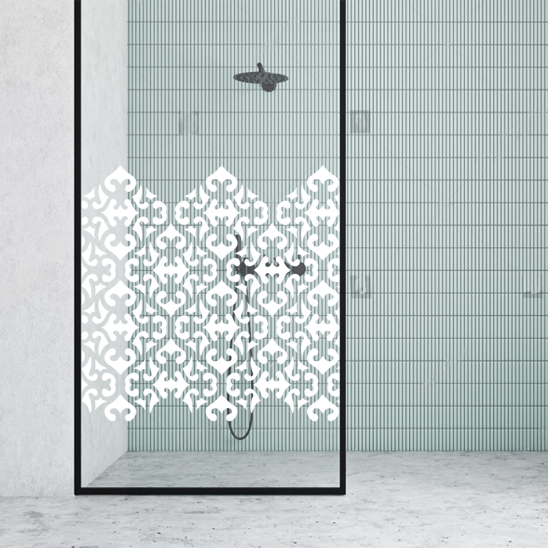 Dekoratīva balta matēta plēve logiem (DECO12) Image 2