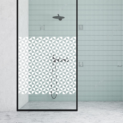 Dekoratīva balta matēta plēve logiem (DECO13) Image 3