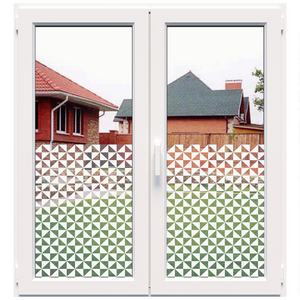 Koristeellinen valkoinen mattakalvo ikkunoihin (DECO13)