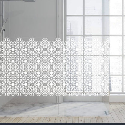 Dekoratīva balta matēta plēve logiem (DECO14) Image 4