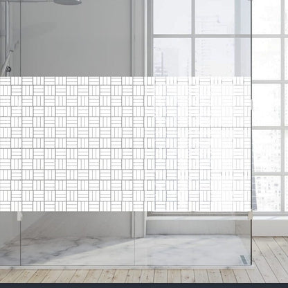 Dekoratīva balta matēta plēve logiem (DECO15) Image 4