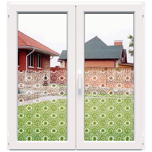 Koristeellinen valkoinen mattakalvo ikkunoihin (DECO17)