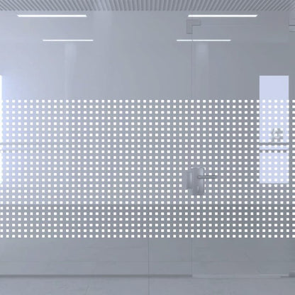 Dekoratīva balta matēta plēve logiem (DECO18) Image 3