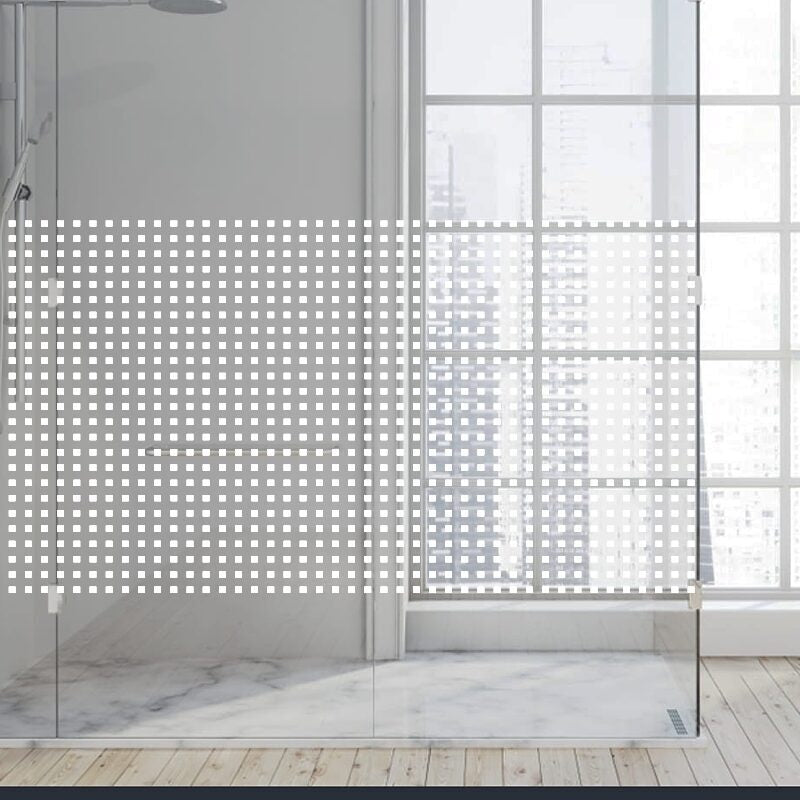 Dekoratīva balta matēta plēve logiem (DECO18) Image 5