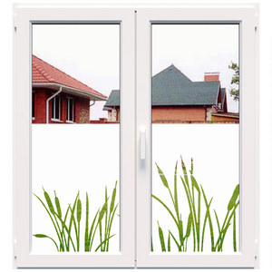 Dekoratīva balta matēta plēve logiem (DECO20)