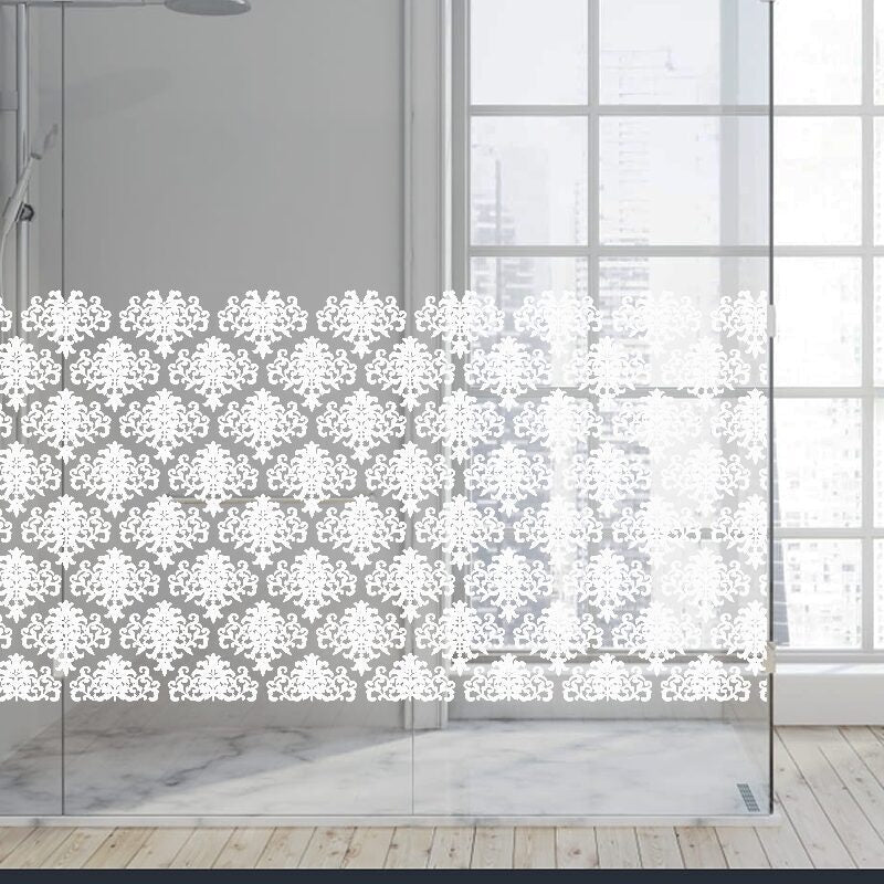 Dekoratīva balta matēta plēve logiem (DECO23) Image 4