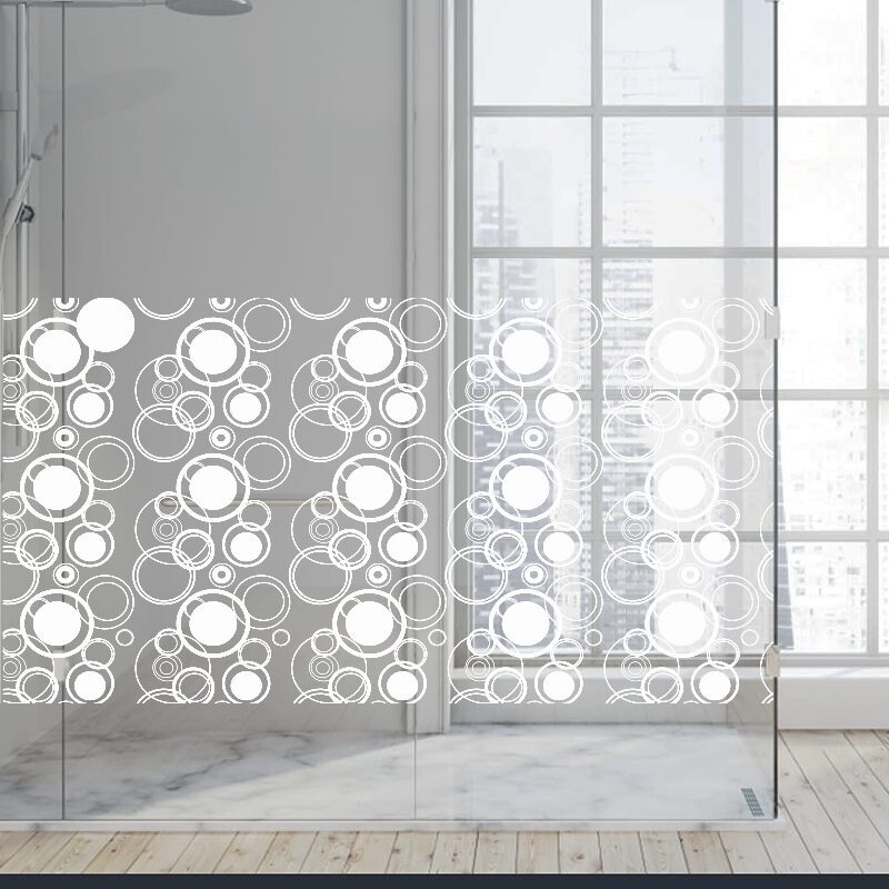 Dekoratīva balta matēta plēve logiem (DECO25) Image 4