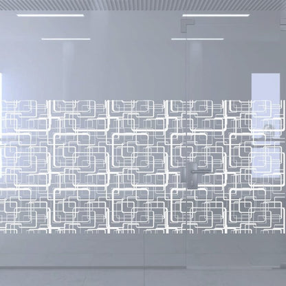 Dekoratīva balta matēta plēve logiem (DECO26) Image