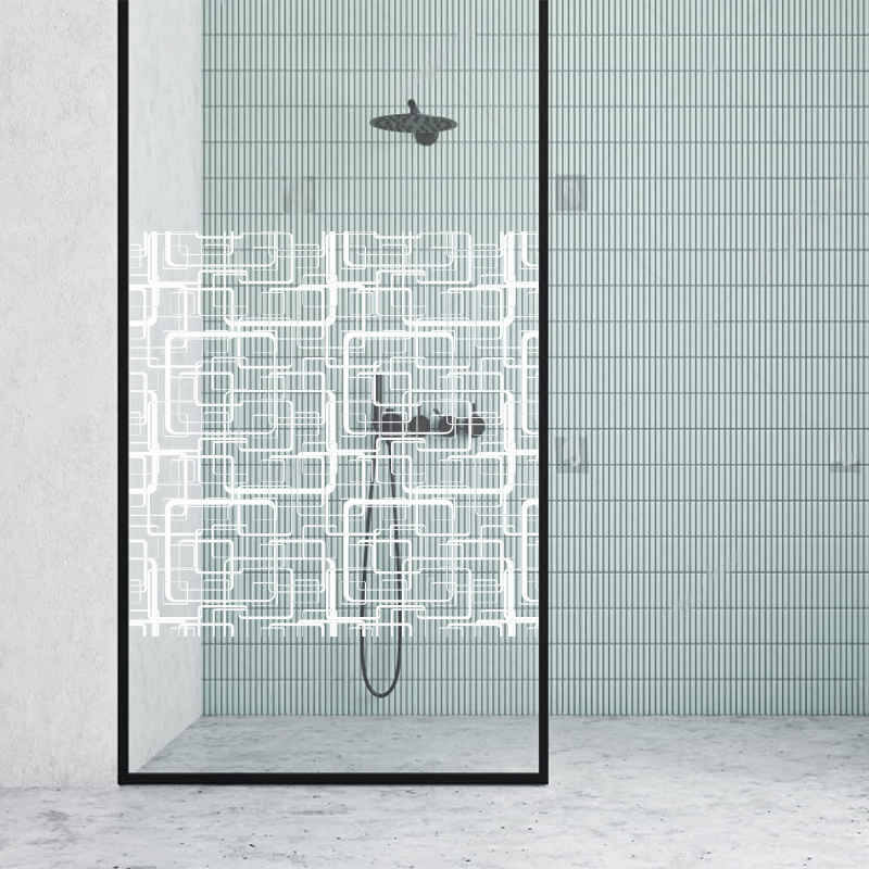 Dekoratīva balta matēta plēve logiem (DECO26) Image 2