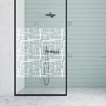 Dekoratīva balta matēta plēve logiem (DECO26) Image 2