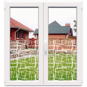 Decorative white frosted window film (DECO26) 