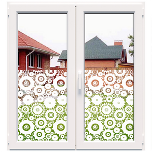 Decorative white frosted window film (DECO27)
