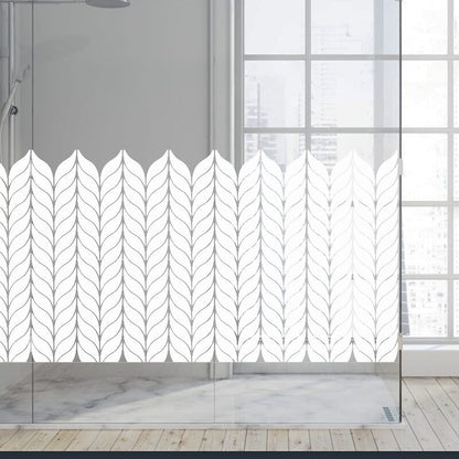 Dekoratīva balta matēta plēve logiem (DECO29) Image 4