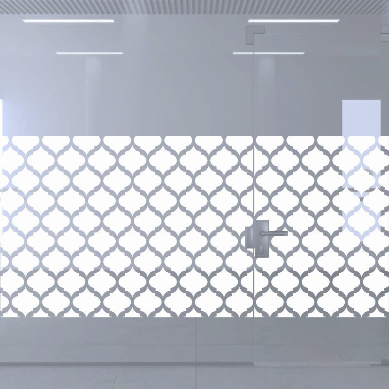 Dekoratīva balta matēta plēve logiem (DECO2) Image