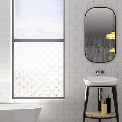 Dekoratīva balta matēta plēve logiem (DECO30) Image 3