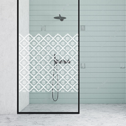 Dekoratīva balta matēta plēve logiem (DECO31) Image 2