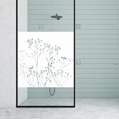 Dekoratīva balta matēta plēve logiem (DECO33) Image 2