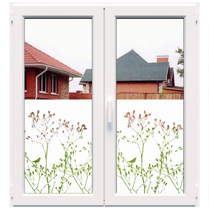 Decorative white frosted window film (DECO33)