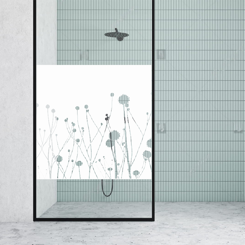 Dekoratīva balta matēta plēve logiem (DECO34) Image 2