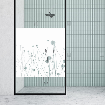 Dekoratīva balta matēta plēve logiem (DECO34) Image 2