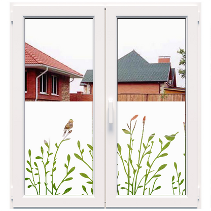 Dekoratīva balta matēta plēve logiem (DECO37) Image