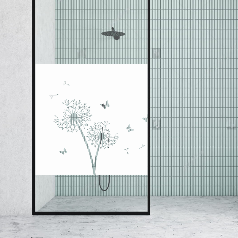 Dekoratīva balta matēta plēve logiem (DECO39) Image 2