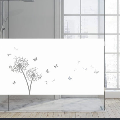 Dekoratīva balta matēta plēve logiem (DECO39) Image 4