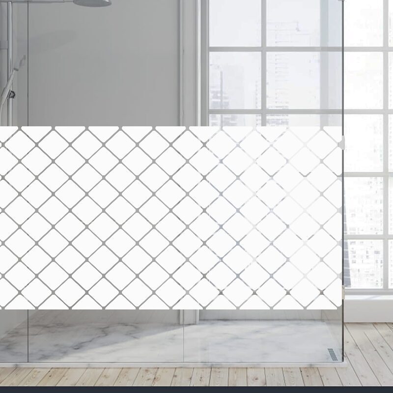 Dekoratīva balta matēta plēve logiem (DECO3) Image 4