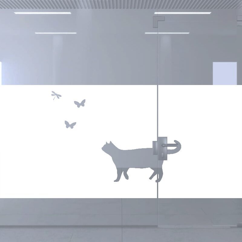 Dekoratīva balta matēta plēve logiem (DECO40) Image