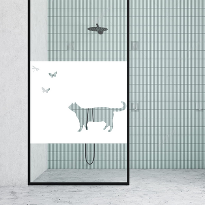 Dekoratīva balta matēta plēve logiem (DECO40) Image 2