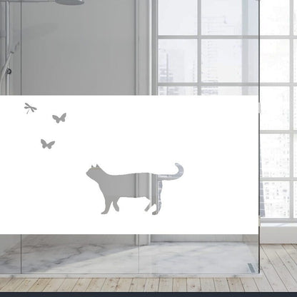 Dekoratīva balta matēta plēve logiem (DECO40) Image 4