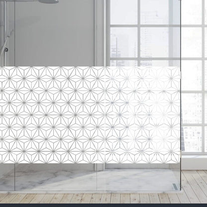 Dekoratīva balta matēta plēve logiem (DECO41) Image 4