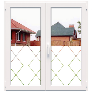 Decorative white frosted window film (DECO42) 